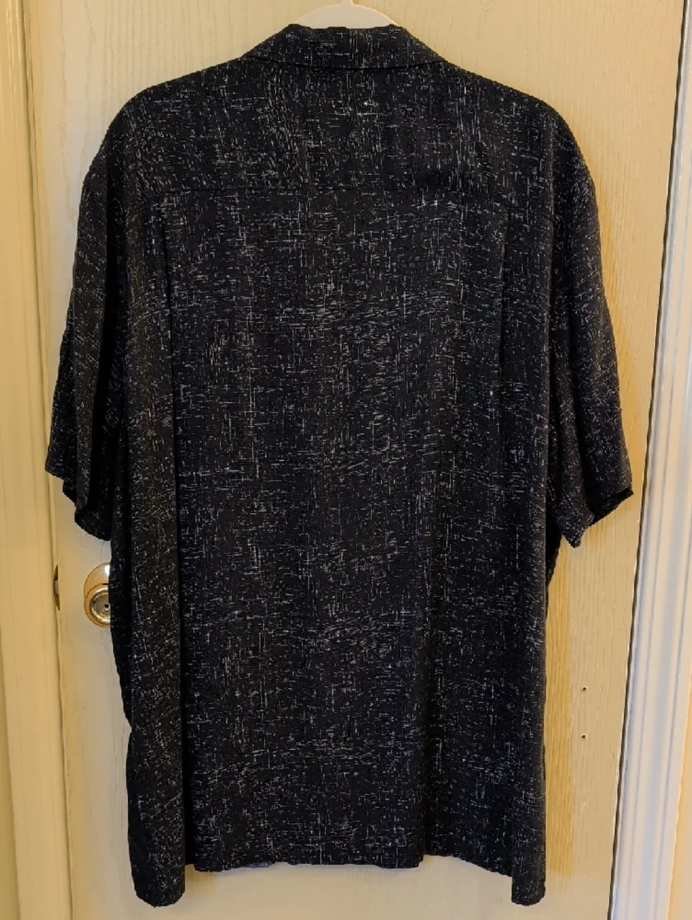 Campia Men’s Hawaiian Button-Up Shirt – Dark Blue Floral Rayon – Size XL (EUC) - Picture 2 of 7